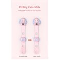 thumbnail image 3 of 4 Pack Child Safety Locks for Cabinets, Cute Baby Proof Latches for Drawers, Kitchen, Furnitures, Strong Adhesive,Cupboard, Fridge Oven Toilet Seat (Blue+Pink), 3 of 8