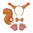 thumbnail image 3 of Disfraz de animales de Halloween, trajes de cosplay para fiestas de carnaval, regalos y festivales. Naranja con guantes, 3 of 9