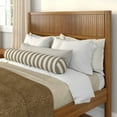 thumbnail image 3 of Sera Fluted Full Bed, Pecan, 3 of 8
