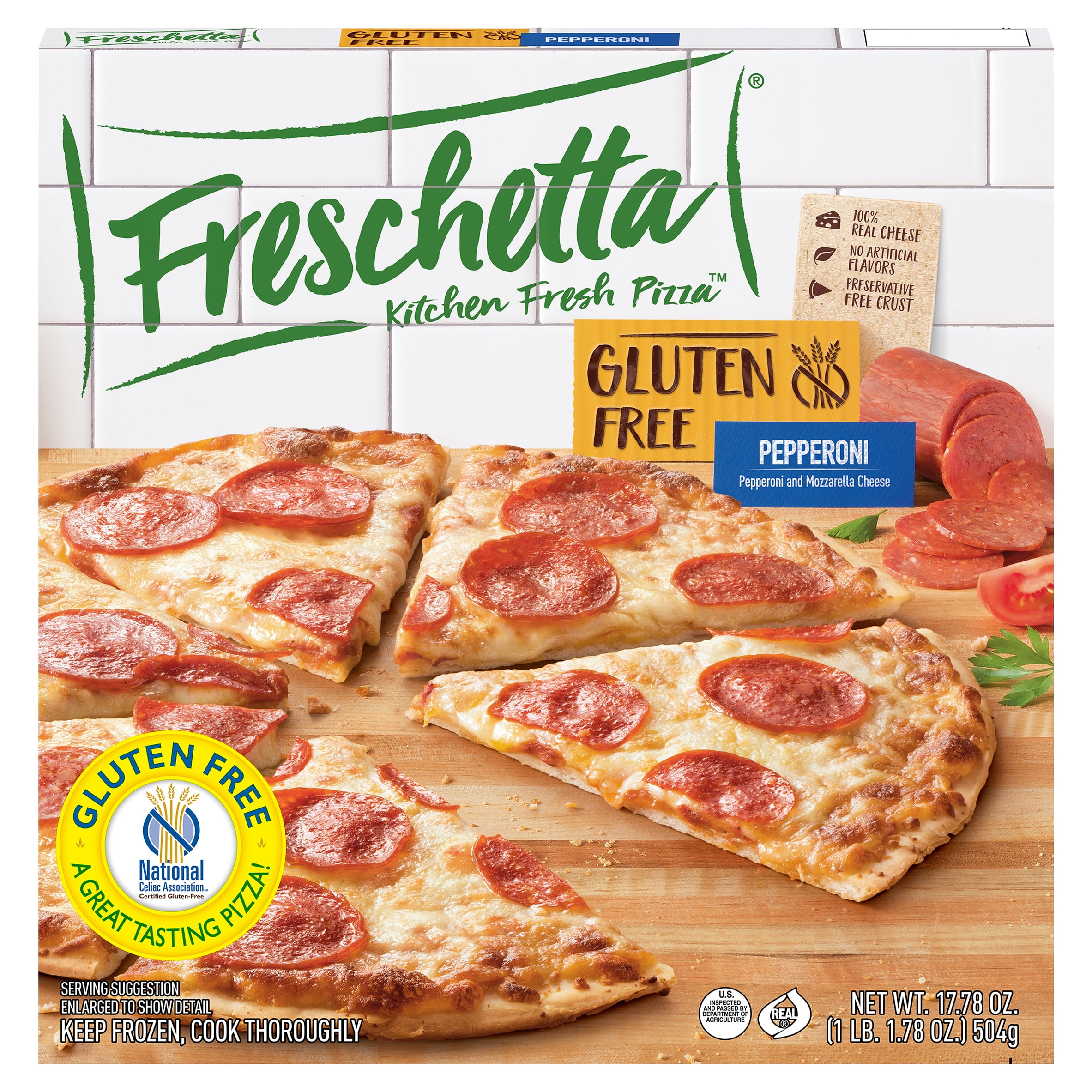 FRESCHETTA Gluten Free Pepperoni Pizza, 17.78 oz