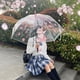 thumbnail image 1 of Sanrio melody children's umbrella transparent long handle folding automatic girls primary school students first grade kulomi, 1 of 5