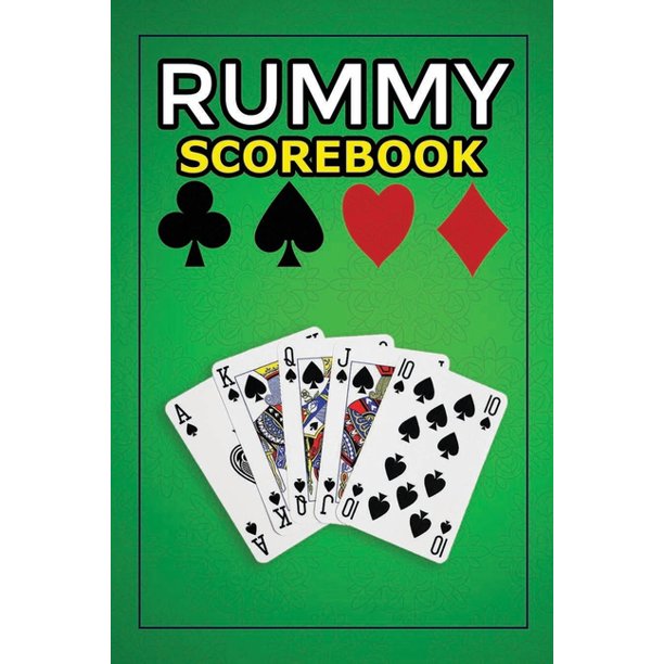 Rummy Score Book 120 pages, Keep Track of Scoring Card Games Gin