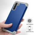 thumbnail image 6 of Samsung Galaxy S21+ Case, Dteck Heavy Hybrid Rugged Shockproof Case, Support Wireless Charging, 3 in 1 Full Protective Cover for Samsung Galaxy S21+/S21 Plus 5G, Blue, 6 of 7