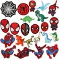 thumbnail image 1 of 20 Pcs Patchs en Tissu Brodés Spider-Man Dinosaur Assortis, 1 of 5