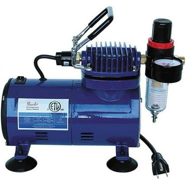 Paasche 1/5 H.P. Oilless Piston Comp. w. Regulator & Auto Shutoff