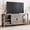 Dressers | Gray A, variant on TV Stand for 65 Inch TV, 60 Inch Entertainment Center with Storage, Farmhouse TV Console Table with Shelves,Doors, Modern TV Stand for Living Room, Bedroom - Grey