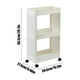 thumbnail image 3 of Xihbxyly Estantería Móvil con Ruedas, Almacenamiento Eficiente de Varias Capas, Movilidad Flexible, Diseño de Plástico Blanco, Organizador para El Hogar, La Cocina y El Baño, Solución para Oficina y, 3 of 6
