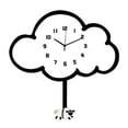 thumbnail image 3 of yotijay Wall Clock Cute Modern Decorative Clock for Office Living Room Bedroom with Pendulum, 3 of 9