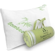 Best Bamboo Pillows - Bamboo Pillow Shredded Memory Foam for Sleeping Review 
