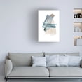 thumbnail image 2 of Trademark Fine Art Sally Ann Moss Atlantic Blue Abstract 3 Canvas Wall Art, 2 of 4