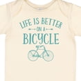 thumbnail image 4 of Inktastic Life's Better on a Bicycle Girls Baby Bodysuit, 4 of 5