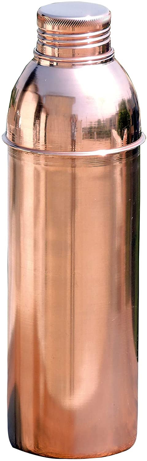 Pure Copper Water Bottle Flask Drinkware For Health Benefit Ayurvedic 
