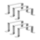 thumbnail image 1 of 6 abrazaderas de tubo cuadradas, soporte de montaje de tubo, base de soporte de tubo, 1 of 6