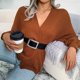 thumbnail image 1 of Women Cardigan, Comfortable Batwing Long Sleeve Teen Girl Sweater For Home, 1 of 8