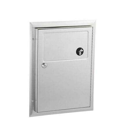Bobrick B-354 - ClassicSeries® Partition-Mounted Sanitary Napkin Disposal