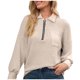 thumbnail image 1 of Camisas Para Mujer, Camisetas de Gran Tamaño, Manga Larga, Nueva Moda, Camiseta de Camuflaje Con Estampado de Gofres Para Mujer, Top Informal Holgado de Cuello Redondo Odeerbi ODB136416, 1 of 8