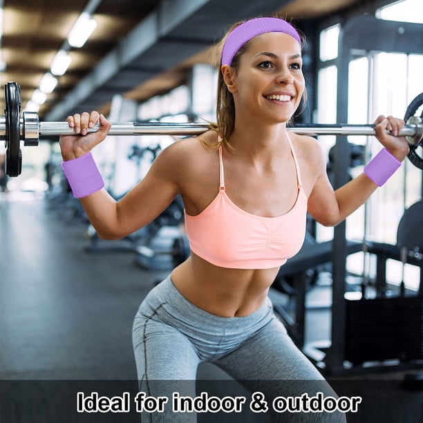 YOGA DIADEMA-Entrenamiento Rápido Seco Amplia Diadema-Algodón Suave-Diadema Turban-Bandana-Hecho