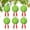 Style 3, variant on 6 Pcs Green Furry Christmas Ball, Fluffy Ball Hanging Ornaments with Leg, Soft Faux Fur Pom Pom Balls Christmas Tree Decoration for Wreath Home Party Gift Decor