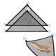 thumbnail image 1 of Ofertas Únicas 2 Pcs Hamaca para Lagarto Dragón Malla Transpirable Hamaca para Reptiles Cama para Lagartos Hamaca para Reptiles para Anolis Geckos Serpientes Camaleón Negro 19in, 1 of 6