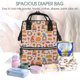 thumbnail image 5 of Disketp Fall Thanksgiving Mochila de Pañales de Gran Capacidad con Múltiples Bolsillos, Mochila de Viaje Multifuncional para Bebé, Unisex, Moderna y Resistente, 5 of 6