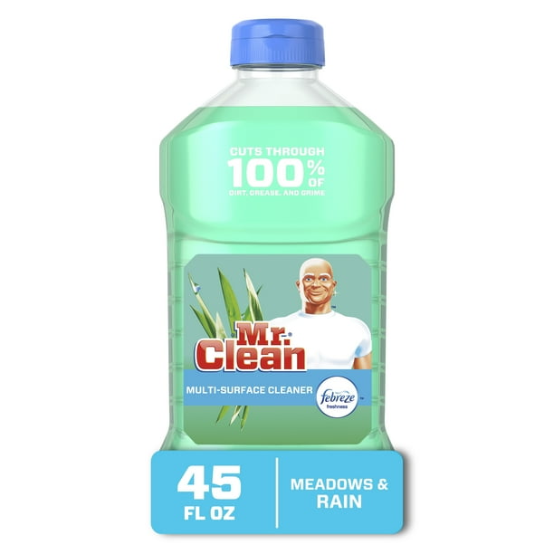 Mr. Clean Liquid All Purpose Cleaner, Meadows and Rain, 45 fl oz