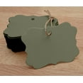 thumbnail image 4 of 100 Pcs Scallop Edges Cardstock Hang Tag Wedding Party Favor Gift Tags With Free Natural Jute Twine - Colors Available, 4 of 8