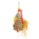 thumbnail image 3 of Bird Foraging Toys Colorful Biting Chewing Seagrass Basket Bird Toy for Parakeet Conure Cockatiel Lovebird Small Birds, 3 of 5