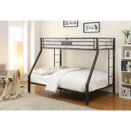 ACME Limbra Twin XL over Queen Bunk Bed in Sandy Black, Multiple