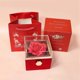 thumbnail image 3 of Rose Ring Box Rotates 360 Velvet Jewelry Box Eternal Rose Box Valentine's Day Mother's Day for Romantic Gifts, 3 of 5