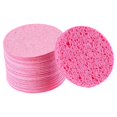 thumbnail image 2 of 50 Pieces Face Cleansing Pads Compressed Facial Sponges Gentle Wood Pulp Cotton for Women Girls Skincare Travel, 2 of 9