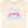 thumbnail image 4 of Inktastic Most Magical Goddaughter- Cute Unicorn Girls Baby Bodysuit, 4 of 5