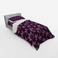 thumbnail image 3 of Ambesonne Flower Bedding Set 4 Pcs, Foliage Leaves and Flowers, Queen, Purple Pink Pale Mauve, 3 of 3