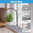 thumbnail image 3 of Ultra-Grip Silicone Faucet Drainer Mat - Waterproof Countertop Protector with Advanced Drainage System for Kitchen & Bathroom Sinks - Easy Clean, Durable, and Heat-Resistant Home Accessory, 3 of 5