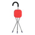 thumbnail image 2 of Silla plegable de caña con asiento, portátil y cómoda, con asa, tipo taburete, soporta hasta 100 kg. Rojo, 2 of 9