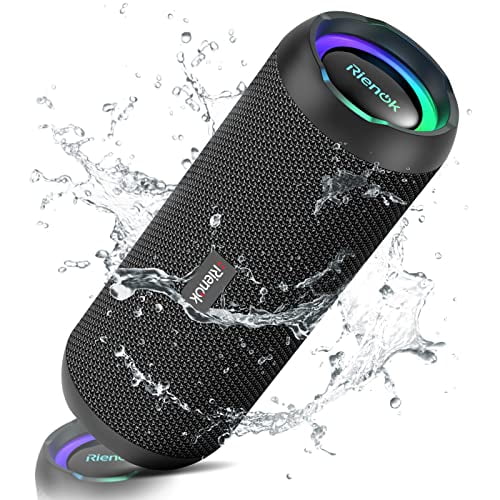 Altavoz portátil Bluetooth RIENOK 30W, emparejamiento dual verdadero Wi