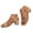 Gold, variant on Stylago Chunky Block Heel Sandals for Women Sparkly Strappy Heels Square Toe Wedding Shoes Ladies Summer Trendy Party Sandal Size 7 Gold