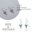 thumbnail image 3 of Coachuhhar Arwen Evenstar Earrings 925 Sterling Silver Arwen Evenstar Dangle Earrings Hobbit Lord of The Rings Jewelry Gifts for Women, 3 of 6