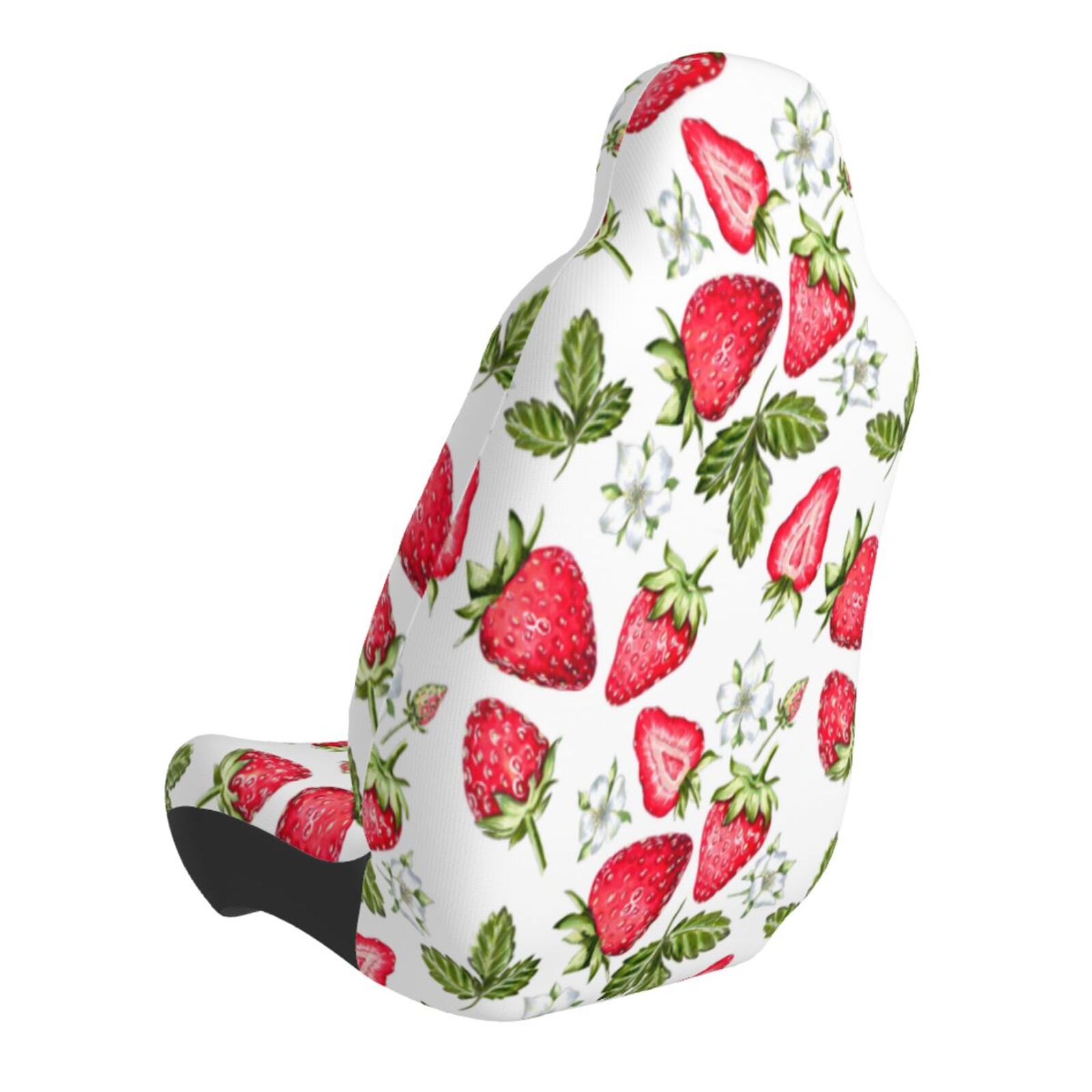 Naloa Strawberry1 Car Seat Covers Universal Front Seat Coves for Car Accessories ,Padded Car Covers for Automotive, SUV, Truck, and Van
