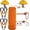 Orange F2, variant on Dog Tie Out Cable for Camping, Dog Trolley System and 4ft Bungee Leash for Dogs Up to 400lbs, Suitable for Camping, Yard and Outdoor Events (Red for2, 50Ft)