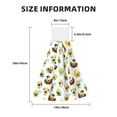 thumbnail image 3 of Sikiie Funny Avocado In Mexican Clothes Hand Towel with Loop Hanging Towel Absorbent Tie Towels for Kitchen Tea Bar Bathroom Decor, 3 of 7