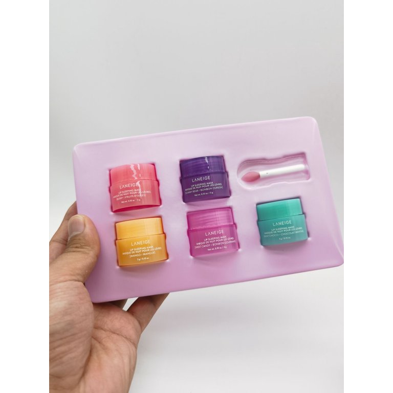 MinMin lip3色セット LANEIGE Midnight Minis Lip Set of 5 X 3G Lip Sleeping Mask Balm