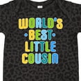 thumbnail image 4 of Inktastic Worlds Best Little Cousin Boys Baby Bodysuit, 4 of 5
