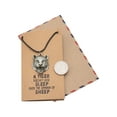 thumbnail image 7 of Quan Jewelry Tiger Necklace, Jewelry Gift for Women, Inspirational Gift with Greeting Card, 7 of 7