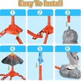 thumbnail image 4 of Dinosaur Toy Rocket Launcher For Kids, 3 Colorful Dinos, Fun Outdoor Kids Toys For Boys Girls Birthday Gift, 4 of 5