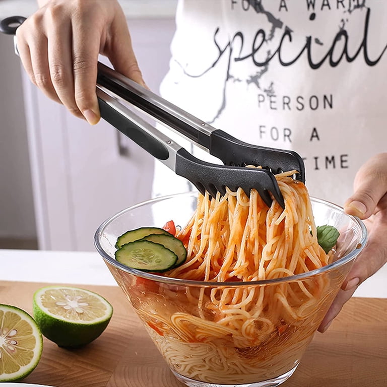 MSY BIGSUNNY keuken Pasta Tongs, 8 inch RVS Spaghetti Tang