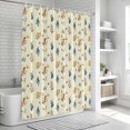 thumbnail image 6 of Watercolor Flowers Bathroom Shower Curtains with 12 Hooks Polyester Waterproof Shower Curtain for Stalls and Bathtubs Farmhouse Wild Floral Plants Decorative Bathroom Privacy Curtain 36x72 Inches, 6 of 9