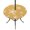 Yellow, Mustard, White, variant on Round Outdoor Tablecloth with Umbrella Hole and Zipper, Dark Blue Starfish Coastal Tablecloth with Elastic Waterproof, Summer Beach Nautical Sea Ocean Patio Table Covers for 55" - 60" Pool Tables