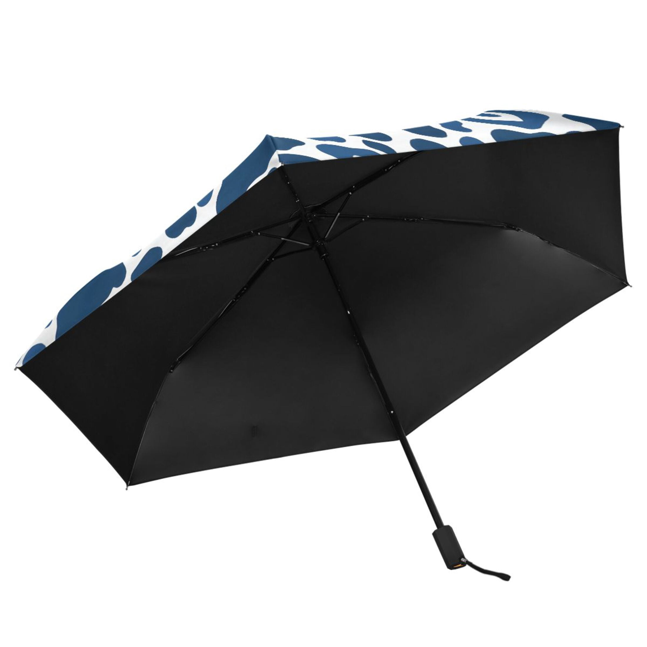ALAZA Leopard Print-a2 UPF 50+ Compact Folding Umbrella for Rain Travel Umbrella Packable