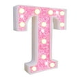 thumbnail image 1 of CSChome Warm White Alphabet Light LED Letter Light - Glitter Alphabet Sign with Hanging Hole, Night Light for Party Wedding Home Decoration, 1 of 7