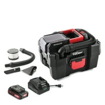 Hyper Tough 20V Max Brushless 1.5 Gallon Wet Dry Vacuum with Lithium-Ion Battery and Charger
